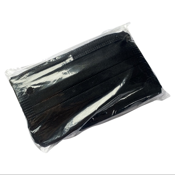 Kids Black Disposable Face Masks - Picture 2 of 5